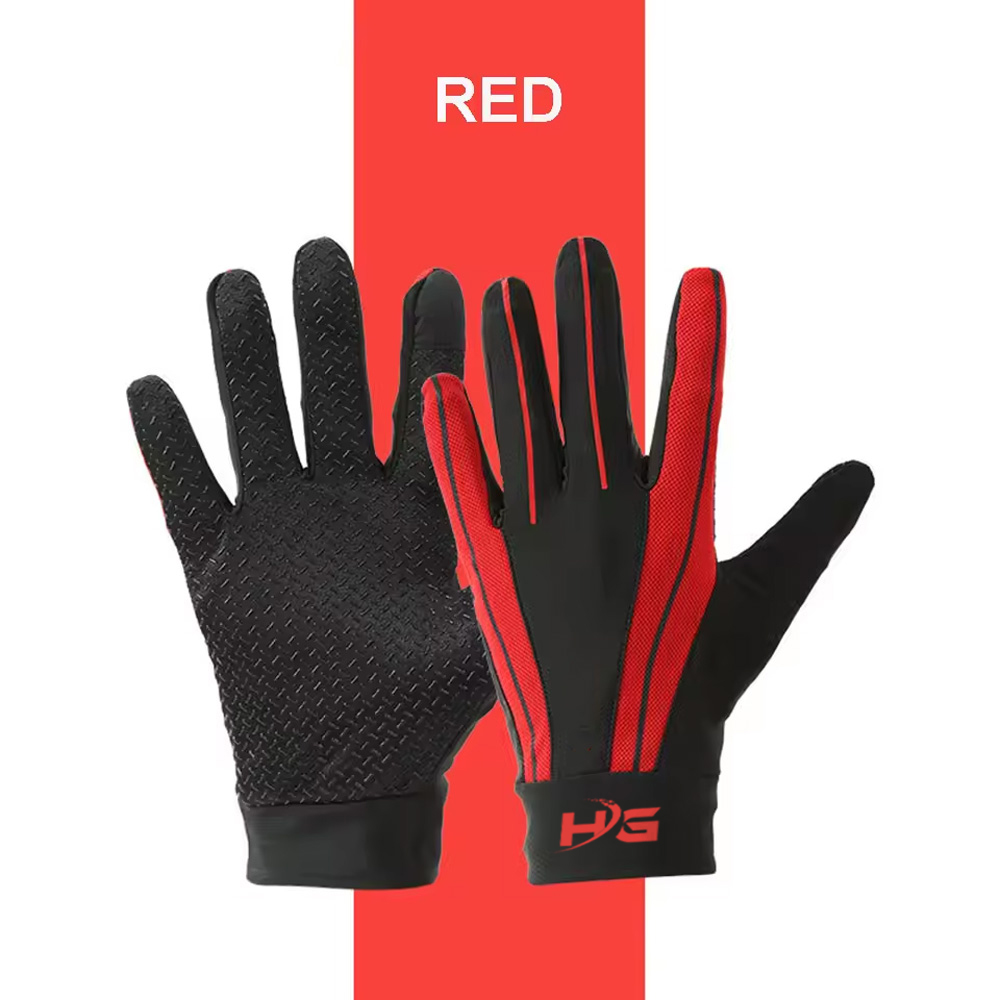 Ice Silk Outdoor Sports Running Glove Warm Gym Fitness Full Finger Gloves For Men Women Sport Gloves Autumn Spring