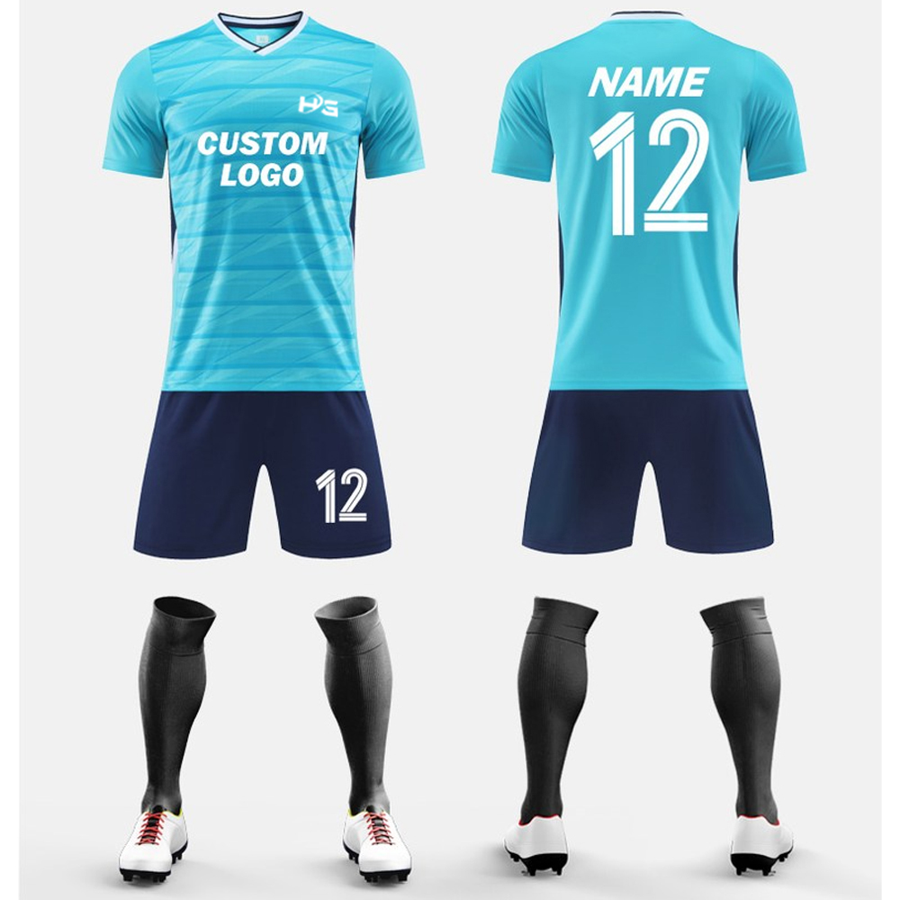 New Season Soccer Uniform Thai Quality Men Soccer Jersey Kids Shirt Football Jersey