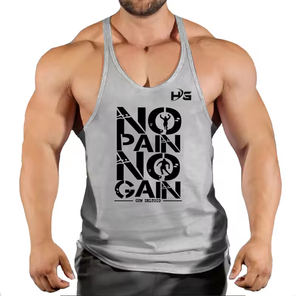 Gym T-shirts Suspenders Man Fitness Clothing Men's Clothes Stringer Sleeveless Sweatshirt Bodybuilding Shirt Top for Fitness